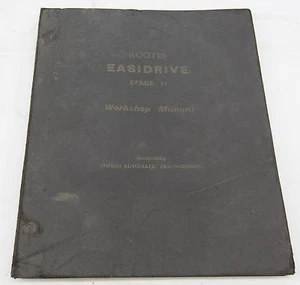 Rootes Easidrive Stage II Workshop Manual Automatic Transmission Smiths 1961 - Picture 1 of 5
