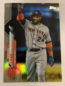 2020 Topps Series 1 SILVER RAINBOW FOIL Parallel ROBINSON CANO Mets #4