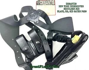 DESANTIS NEW YORK UNDERCOVER SHOULDER RIG, BLACK , RH, SIG SAUER P239 - Picture 1 of 6