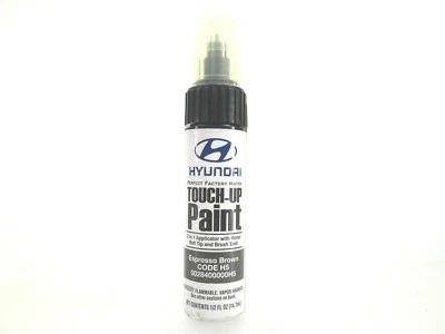 NEW OEM Touch Up Paint Pen 0028400000H5 for Hyundai Kia Espresso Brown H5 - Imagem 1 de 2