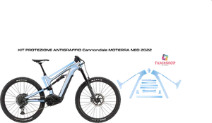 ADESIVI ANTIGRAFFIO TRASPARENTE PER E-BIKE MTB CANNONDALE MOTERRA NEO 2022 BICI - Foto 1 di 1