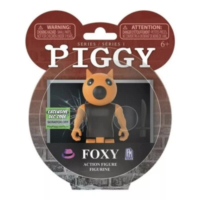 Экшн-фигурка PIGGY Foxy серия 1 игрушка PIGGY коллекционная с кодом Roblox DLC НОВАЯ - Изображение 1 из 4
