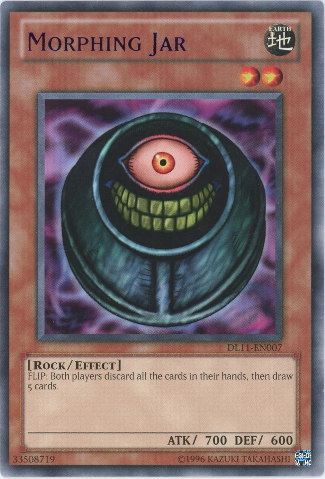 Yugioh Morphing Jar  DL11-EN007 Rare Purple NM - Image 1 of 1