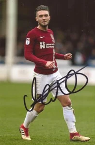 NORTHAMPTON: MATT GRIMES SIGNED 6x4 ACTION PHOTO+COA - Picture 1 of 1