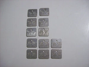 Vintage Wisconsin Trap Tag Lot 70er Jahre - Bild 1 von 8
