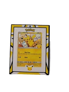 Pikachu 25th Anniversary Holo Card And Frame - Picture 1 of 3