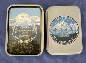 Carte da gioco 2013 con custodia in metallo Parco Nazionale Denali Mt. McKinley 20.320 piedi - Foto 1 di 6