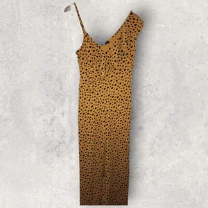 Stylewise mustard Jumpsuit Polka dots Asymetric UK 12 BNWT - Picture 1 of 7