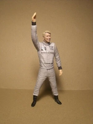 1/18 FIGURE  MIKA HAKKINEN  VROOM PAINTED  FOR  SPARK  MINICHAMPS  MATTEL - Image 1 of 4