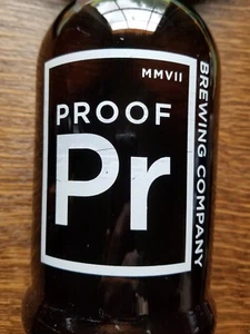 Leere ~ Glas ~ Proof Brewing Co. Sammlerflasche mit Verschlussdeckel ~ 12" hoch - Bild 1 von 6
