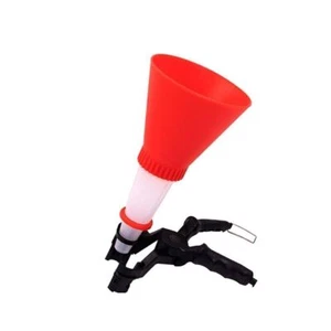 Universal Engine Oil Filling Funnel Set With Adjustable Width Holding Clamp Car - Picture 1 of 6