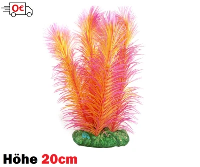 AQUANOVA Aquarien Künstlichepflanzen Wasserpflanzen Kunstpflanzen für Aquarium 20cm