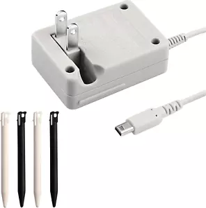 3DS Charger Kit, AC Power Adapter Charger and Stylus Pen for Nintendo 3DS, Wall - Picture 1 of 12