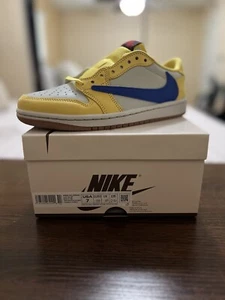 Size 7 - Travis Scott x Air Jordan 1 Retro OG SP Low Canary W - Picture 1 of 7