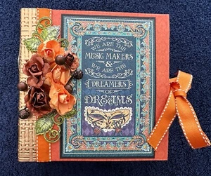 Handmade Album Using Graphic 45 Paper Line - Picture 1 of 20