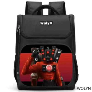 Skibidi Toillet Mochila Bolsas Titan TV Hombre Bolsos Bolso de Hombro Niños Bolsos Niños 2024 - Imagen 1 de 56