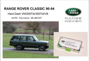 RANGE ROVER CLASSIC 90-94 Hard Dash Full 46 LED KIT - Picture 1 of 1