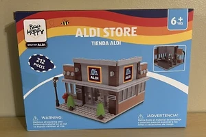 Bee Happy ALDI Store Set Aldi Finds Building Bricks Lego Brick Type RARE 212 Pc - Picture 1 of 4