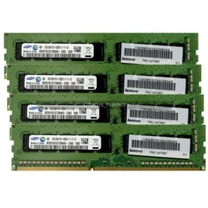 DDR3 32GB 4x 8 GB PC3-12800E 1600MHz Ram ECC Ungepuffertes UDIMM für Workstation - Bild 1 von 5