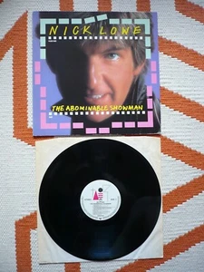 Nick Lowe The Abominable Showman Vinyl 1983 F-Beat 1st Press A/B LP EXC - Picture 1 of 11