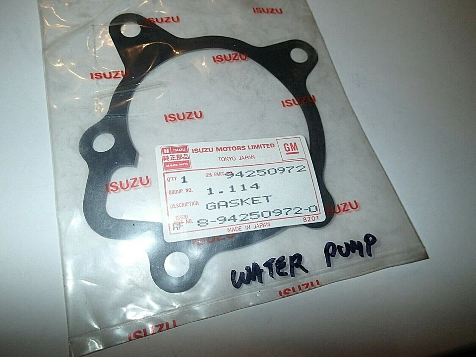 Junta bomba agua ISUZU OEM 8-94250972-0, GM 94250972 Foto 1 de 1