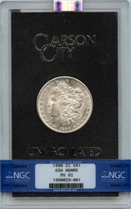 1890-CC Morgan Dollar GSA HOARD S$1 NGC MS62 - Picture 1 of 2