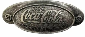 COCA COLA Coke Brass Cup Handle Drawer Pull Knob Nostalgic Decor Hardware 5 C - Picture 1 of 7