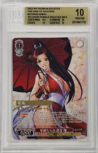 Blanco Negro King of Fighters Mai Shiranui KF/SE43-24Max Max Rare Foil BGS 10 - Imagen 1 de 1
