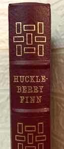 The Adventures Of Huckleberry Finn By Mark Twain Easton Press 1981 Burgundy- VGC - Picture 1 of 6