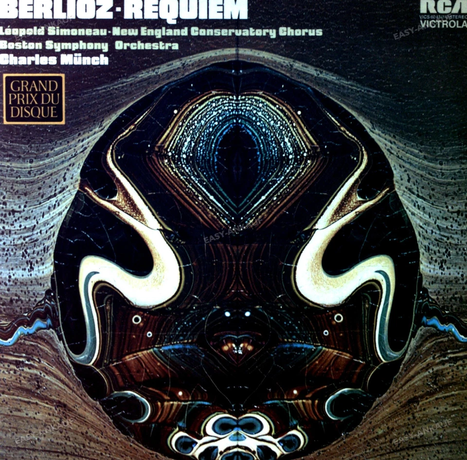 Berlioz, Munch, Boston Symphony Orchestra - Requiem 2LP . - Image 1 of 1