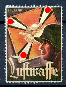 2910 GERMANY WWII POSTER STAMP 'LUFTWAFFE' - REPRODUCTION - Picture 1 of 1