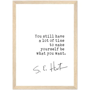 Make Yourself Motivational Quote Poster Inspiring Wall Art - Picture 1 of 4