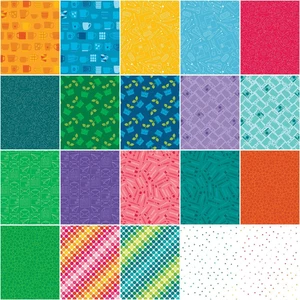 Sugaridoo Happy Notes 5X5 Pack 42 5-Inch Squares Charm Pack - Picture 1 of 1