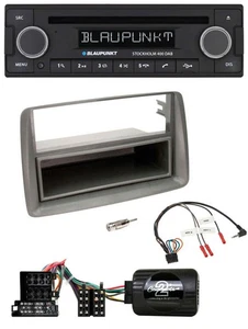 Blaupunkt Lenkrad Bluetooth DAB CD USB Autoradio für Fiat Panda 04-10 169 grau - Bild 1 von 8