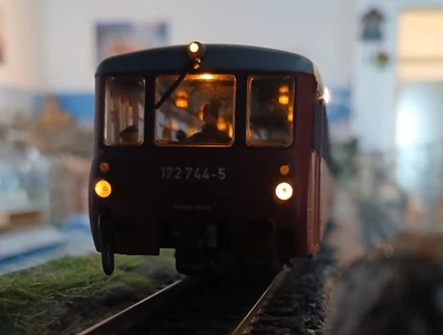 Sachsenmodelle 13001 DR VT 172 Ferkeltaxe rot Ep.4 m. KK i.OVP - Bild 1 von 4