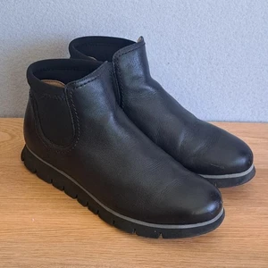 Samuel Hubbard Samsport Chelsea Boots Black Leather Slip-On Women’s 38 7.5 - Picture 1 of 13