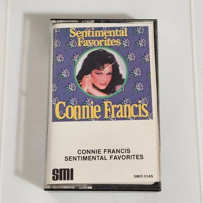 Connie Francis Sentimental Favorites Cassette 1984 SMI Label Foto 1 de 2