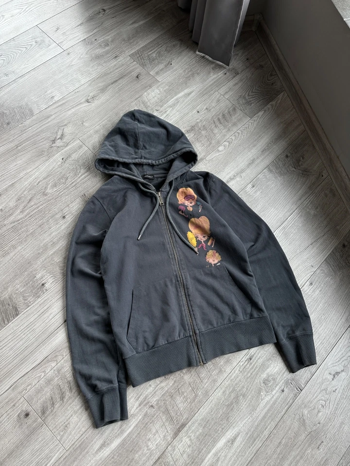 Dsquared Mujer Vintage Gris Logo Algodón Sudadera con Capucha Talla: L Foto 1 de 4