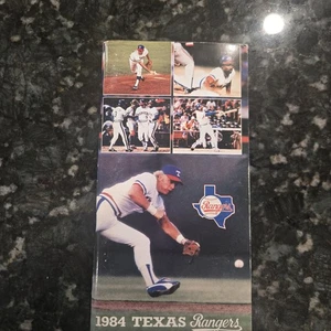 Libro de béisbol 1984 MLB Texas Rangers guía de medios Bell Hough Parrish Ward - Imagen 1 de 11