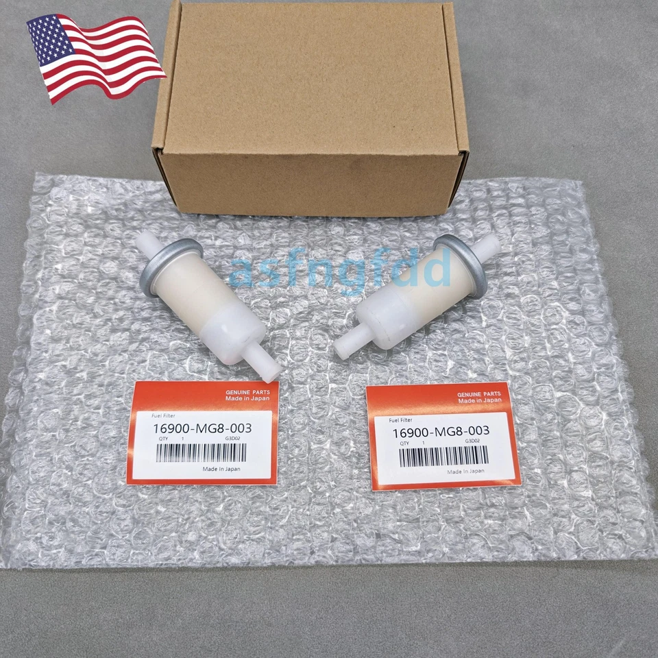 NEW 2x Fuel Filter For Honda Shadow ACE Aero Spirit 750 1100 Motorcycle Series — 第 1/4 张图片