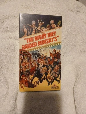 RARE Factory Sealed The Night They Raided Minsky's 1968 VHS 1991 MGM WATERMARKS  - Image 1 of 4