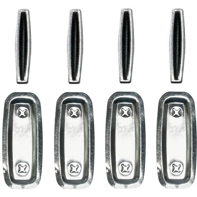 1968-69 Plymouth Road Runner; Bench Seat Medallion and Retainer Set; Front or — 第 1/2 张图片