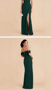 Birdy Grey Women's Emerald color Convertible Dress Sz S Bridesmaid Wedding Guest - Picture 1 of 8