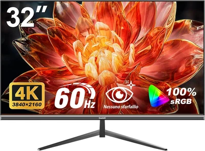 Bildschirm PC 32 " 4K UHD Ultra- Light Srgb , Vesa, HDMI / Dp, Ecke ( V 178° - Bild 1 von 4