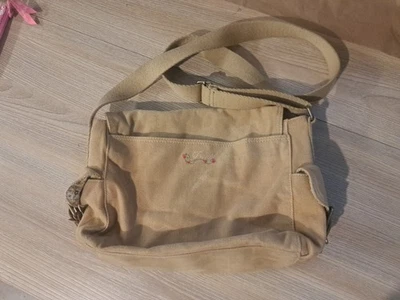 Bolso Bandolera Fossil Caqui Lona Pana Multi Bolsillos  Foto 1 de 4