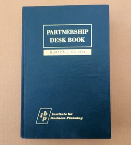 Partnership Desk Book DeFren Hardcover 1978 - Picture 1 of 9