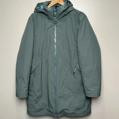 Lands End Ski Jacket Parka Women’s XL Squall Waterproof Teal Primaloft - Image 1 of 4