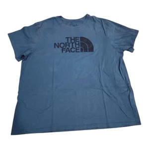 The North Face Shirt Women's 3XL Blue Big Logo T Shirt 100% Cotton Everyday Wear - Picture 1 of 6