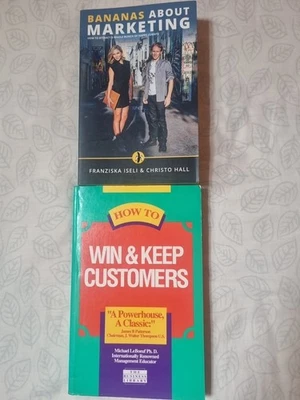 Bananas About Marketing AND How to Win & Keep Customers (x2 paperbacks) - image 1 of 4