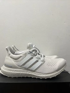 Size 9.5 - adidas UltraBoost 1.0 Grey Glow Blue W - Picture 1 of 5